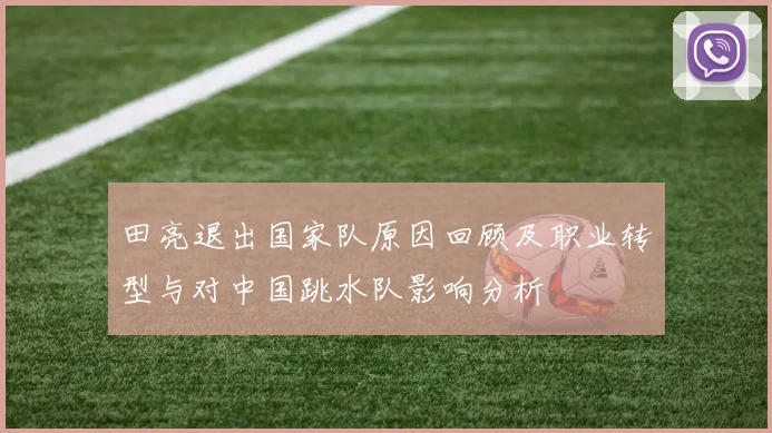 田亮退出国家队原因回顾及职业转型与对中国跳水队影响分析